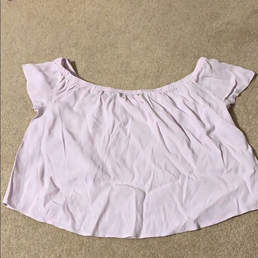Off the shoulder shirt